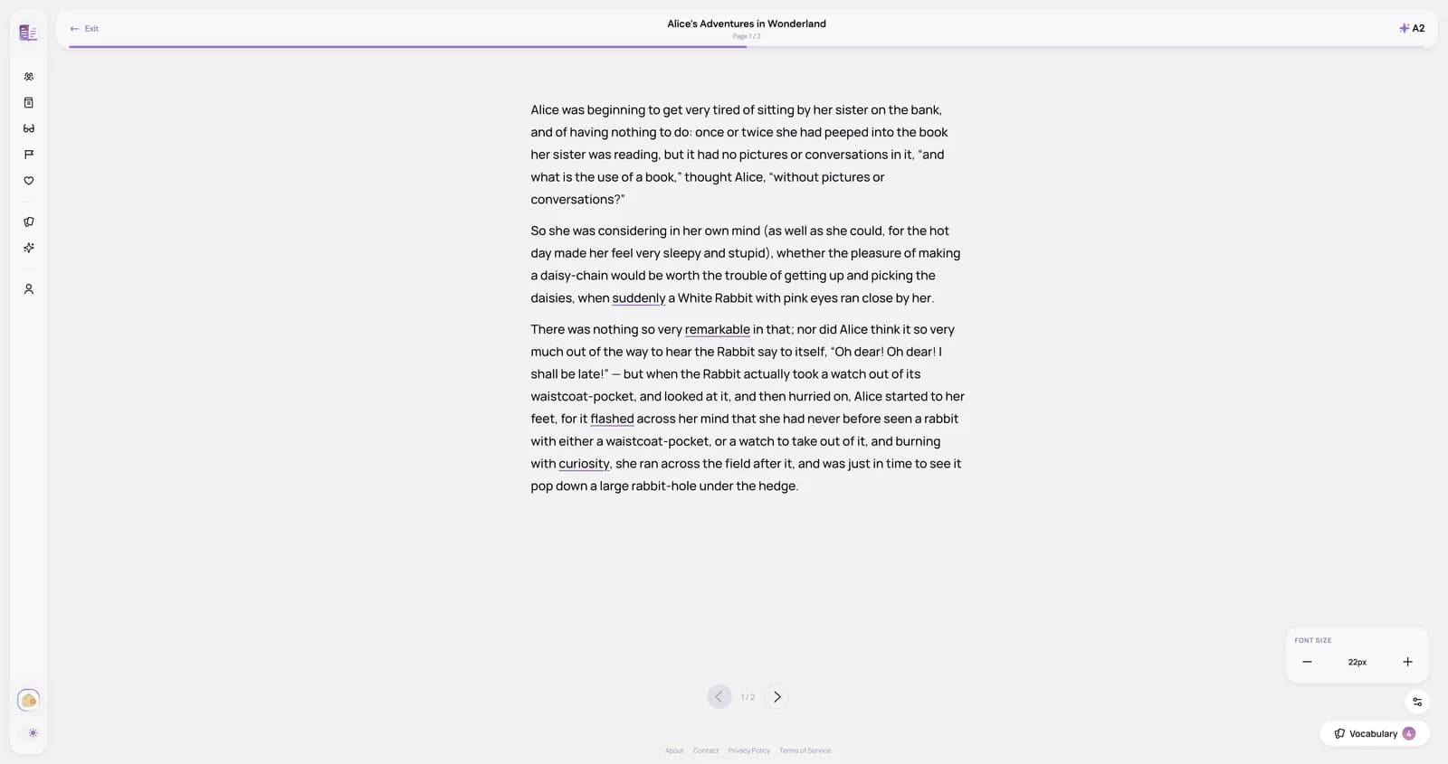 GradedReaders screenshot 3